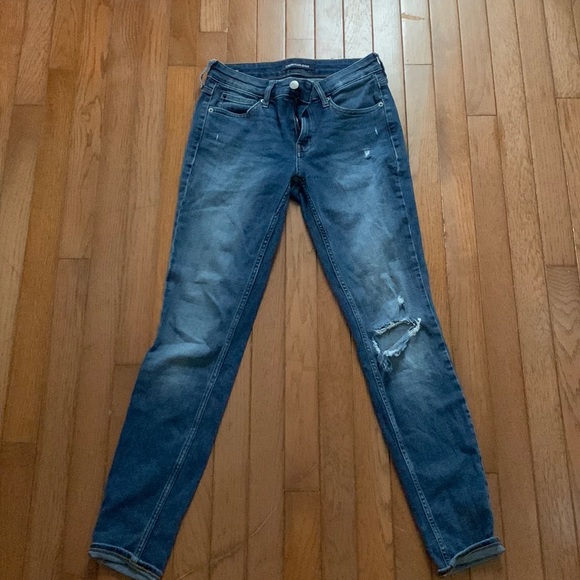 Ripped Calvin Klein Jeans. - Picture 1 of 2